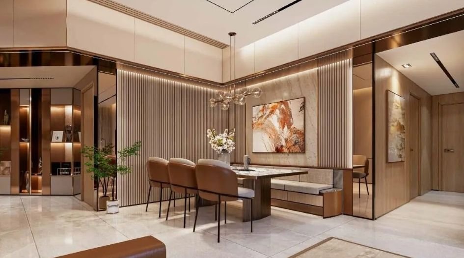 Rustomjee-Crescent-Dinining-room